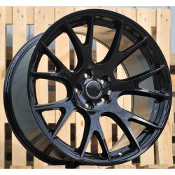 R20x10.5 5X115 ET 25 71.5 A8872 (BY1523) Black (BL) For DODGE (Z1) (Rear+Front)