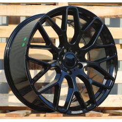 R20x9.5 5X112 ET 35 66.5 AT967 (IN0186) Black (BL) For MER (P1) (BRABUS Style Rear+Front)