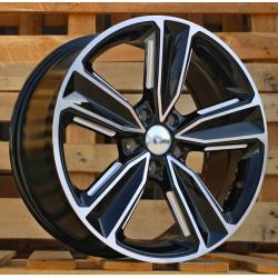 R18x8 5X112 ET 40 67.1 AU016 Black Polished (MB) For AUD (K3) (Milling)
