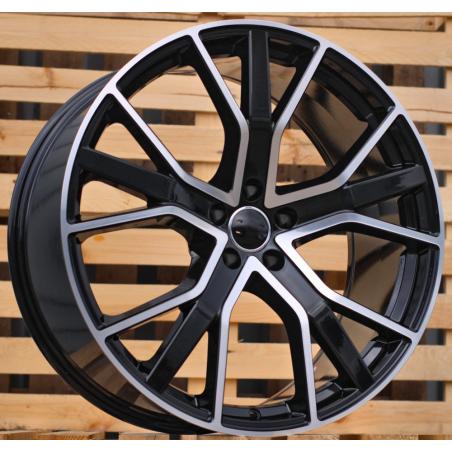 R21x9 5X112 ET 30 66.5 B5131 (IN5348) Black Polished (MB) For AUD (K7+P2)