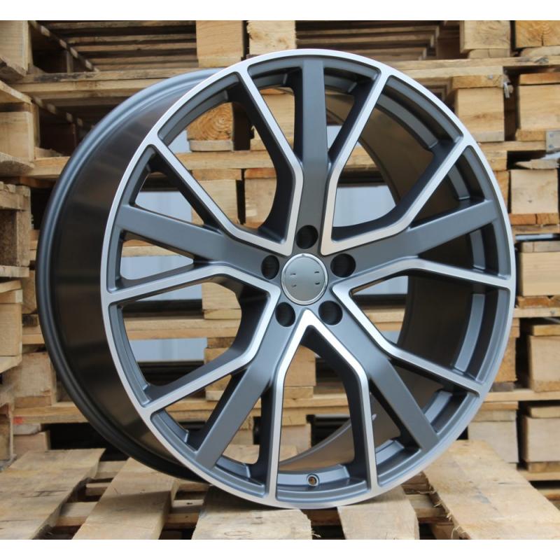 R18x8 5X112 ET 39 66.5 B5131 (BY1178) Grey Polished Half Matt (MGHM) For AUD (P2+Z3) R18x8 5X112 ET 39 66.5 B5131 (BY1178) Grey Polished Half Matt (MGHM) For AUD (P2+Z3)