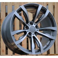 R20x11 5X120 ET 37 74.1 B1057 Grey Polished (MG) For BMW (P) (Rear+Front)