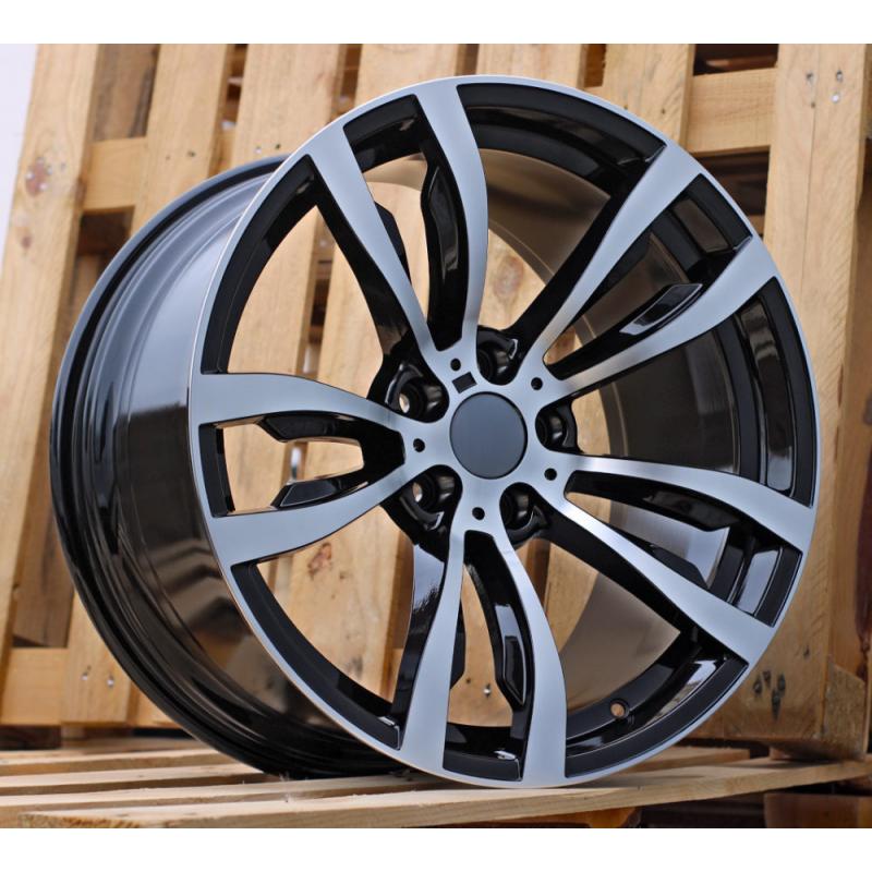 R20x10 5X120 ET 40 74.1 B1057 Black Polished (MB) For BMW (P) (REAR+FRONT) R20x10 5X120 ET 40 74.1 B1057 Black Polished (MB) For BMW (P) (REAR+FRONT)