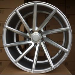 R19x9.5 5X120 ET 35 72.6 B1058 Polished Silver+Powder Coating (MSPC) For RACIN (K7+P) (Left side)