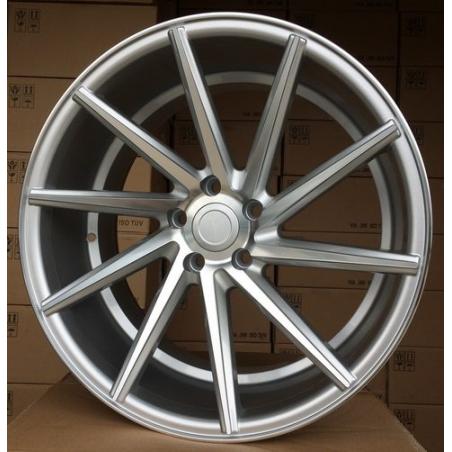 R18x8 5X112 ET 40 66.5 B1059 Polished Silver+Powder Coating (MSPC) For RACIN (P1) (Right side)