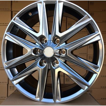 R20x8.5 6X139.7 ET 25 106.1 B1078 Polished Silver (MS) For TOYOT (K3)