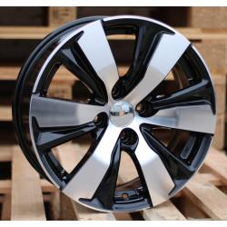 R16x6.5 4X108 ET 18 65.1 B1081 Black Polished (MB) For PEUG (P+Z4)