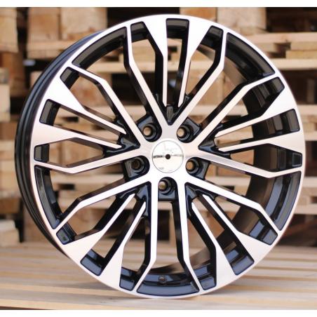 R18x8 5X112 ET 39 66.5 B1096 Black Polished (MB) For AUD (P)