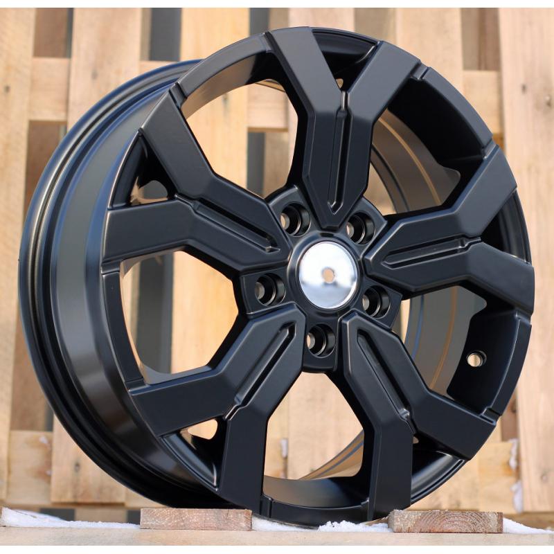 R16x6.5 4X100 ET 40 60.1 B1110 Black Half Matt (BLHM) For DACIA (R) (NEW Model) R16x6.5 4X100 ET 40 60.1 B1110 Black Half Matt (BLHM) For DACIA (R) (NEW Model)