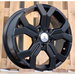 R15x6.5 4X100 ET 40 60.1 B1110 Black Half Matt (BLHM) For DACIA (K4) (NEW Model)