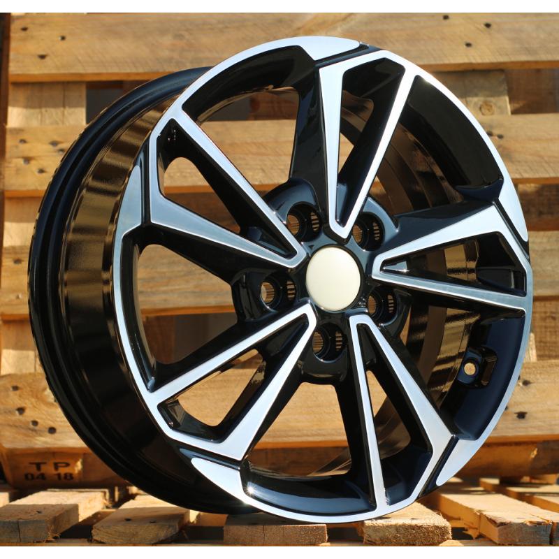 R16x6.5 5X114.3 ET 50 67.1 B1134 Black Polished (MB) For KIA (D2) R16x6.5 5X114.3 ET 50 67.1 B1134 Black Polished (MB) For KIA (D2)
