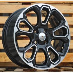 R17x7 4X108 ET 37.5 65.1 B1136 Black Polished (MB) For FORD (L6)