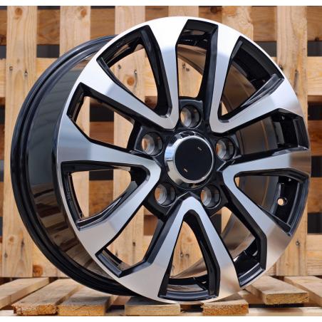 R18x8 5X150 ET 60 110.5 B1156 Black Polished (MB) For TOYOT (K3)