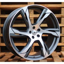 R21x9 5X108 ET 38.5 63.4 B1175 Grey Polished (MG) For VOLVO (Z2)