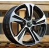 R16x6.5 4X100 ET 40 60.1 B1242 (BK1424) Black Polished (MB) For RACIN (K4)