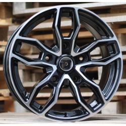 R18x8 5X160 ET 48 65.1 B1251 Black Polished (MB) For FORD (Z4) (4x4 (max 1100kg))