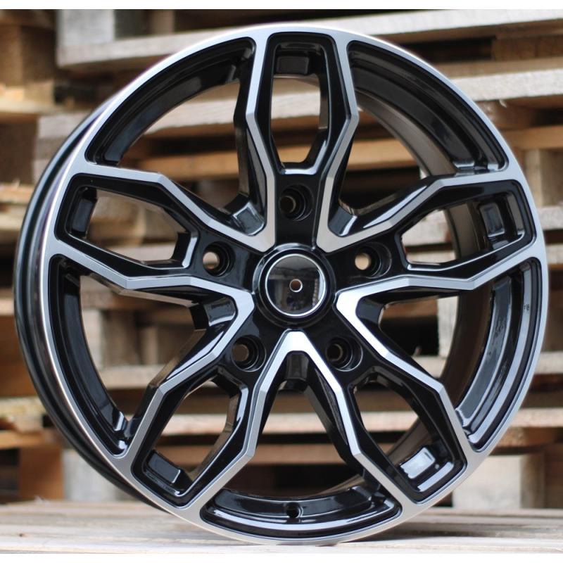 R18x8 5X160 ET 48 65.1 B1251 Black Polished (MB) For FORD (Z4) (4x4 (max 1100kg)) R18x8 5X160 ET 48 65.1 B1251 Black Polished (MB) For FORD (Z4) (4x4 (max 1100kg))