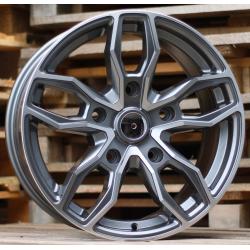 R18x8 5X160 ET 48 65.1 B1251 Grey Polished (MG) For FORD (Z4) (4x4 (max 1100kg))