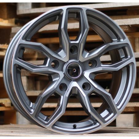 R18x8 5X160 ET 48 65.1 B1251 Grey Polished (MG) For FORD (Z4) (4x4 (max 1100kg))