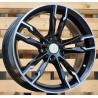 R17x8 5X120 ET 20 74.1 B1257 (BK5255) Black Polished (MB) For BMW (D5)