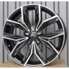 R19x8 5X112 ET 43 57.1 B1269 Black Polished (MB) For VW (P2)