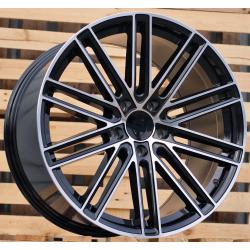 R21x9.5 5X130 ET 60 71.6 B1271 Black Polished (MB) For PORCH (Z1) ())