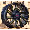 R18x9 12X130/139 ET 0 106.1 B1323 Black Polished Gold Milling (MBYM) For 4X4 (K3)