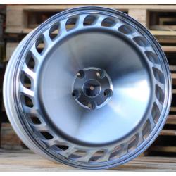 R19x8.5 5X112 ET 35 66.5 B1329 Polished Silver (MS) For RACIN (A) (STYLE RONAL)