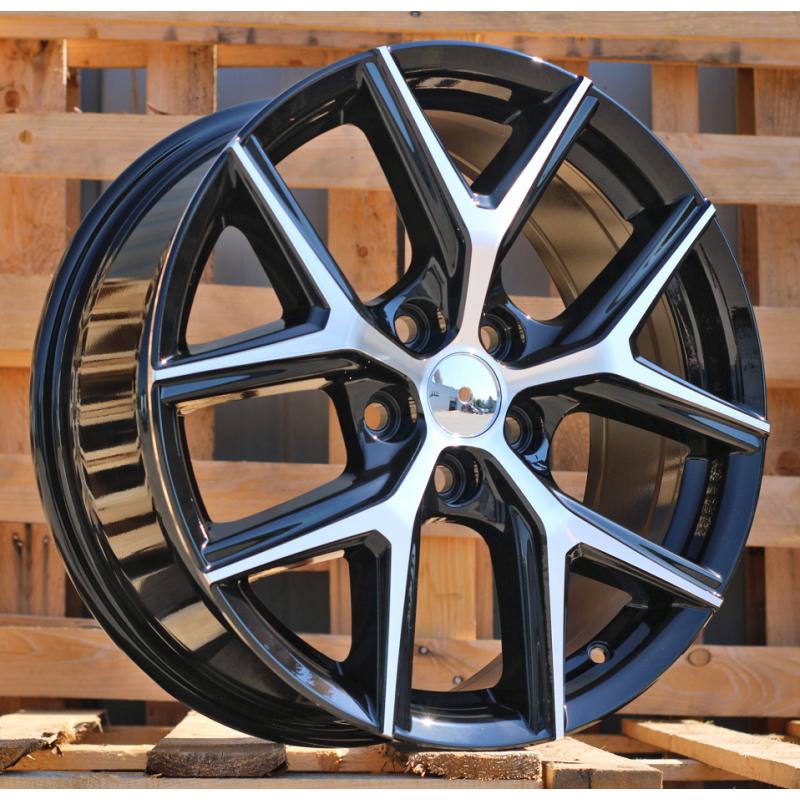 R18x7.5 5X114.3 ET 45 73.1 B1344 Black Polished (MB) For RACIN (Z1) R18x7.5 5X114.3 ET 45 73.1 B1344 Black Polished (MB) For RACIN (Z1)