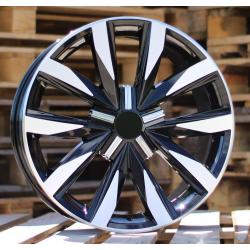 R18x8 5X120 ET 50 65.1 B1351 Black Polished (MB) For VW (Z3) (4x4)