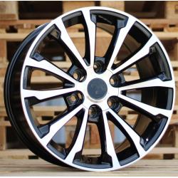 R18x7.5 6X139.7 ET 25 106 B1353 Black Polished (MB) For 4X4 (Z1) (TOYOT)