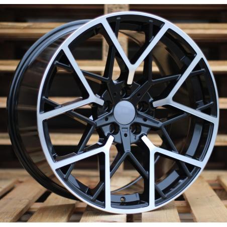 R19x9.5 5X112 ET 37 66.6 B1383 Black Polished+Powder Coating (MBPC) For BMW (P) ((AKC 100 Eur))