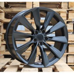 R21x9 5X120 ET 40 64.1 B1385 Black Half Matt (BLHM) For RACIN (P) (TESLA Front+Rear)
