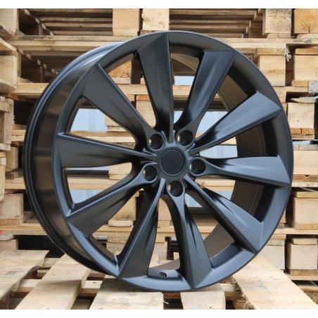 R21x9 5X120 ET 40 64.1 B1385 Black Half Matt (BLHM) For RACIN (P) (TESLA Front+Rear)