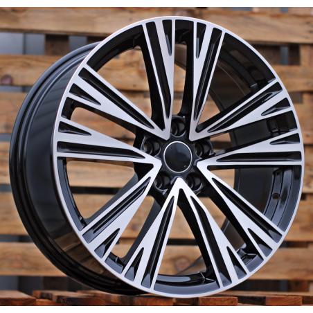 R19x8.5 5X112 ET 40 66.5 B1424 Black Polished (MB) For AUD (Z3)