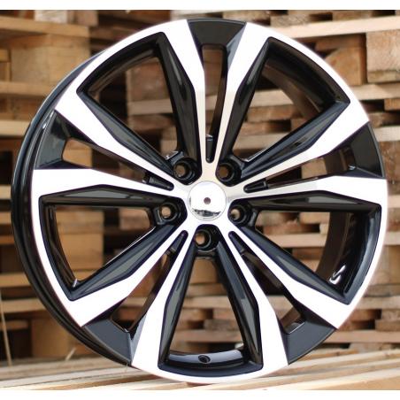 R20x8 5X114.3 ET 30 60.1 B1437 Black Polished (MB) For LEX (Z4)