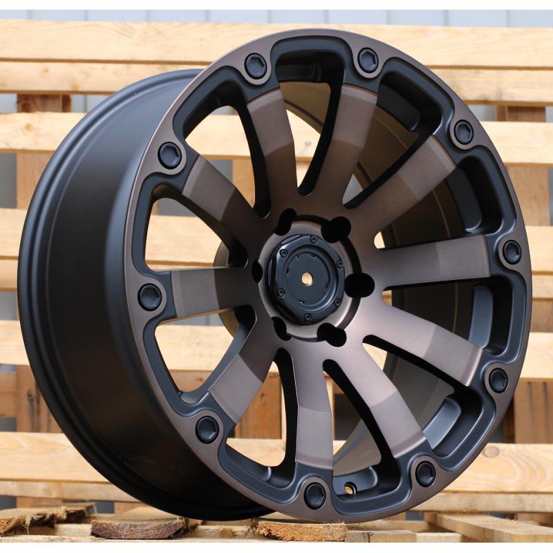 R20x9 6X139.7 ET M12 110.1 B1442 Black Polished Matt (MBM) For 4X4 (K3) (WIth Cooper) R20x9 6X139.7 ET M12 110.1 B1442 Black Polished Matt (MBM) For 4X4 (K3) (WIth Cooper)