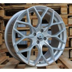 R16x5.5 4X100 ET 30 60.1 B1449 Polished Silver (MS) For SMART (P) ((AKC 65 Eur) HAXER Front+Rear)