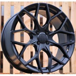 R17x7.5 4X100 ET 25 60.1 B1449 Black Half Matt (BLHM) For SMART (P2+Z4) (Front+Rear HAXER)