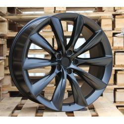 R22x10 5X120 ET 35 64.1 B1469 Black Half Matt (BLHM) For RACIN (P) ((Rear+Front) TESLA Model S)
