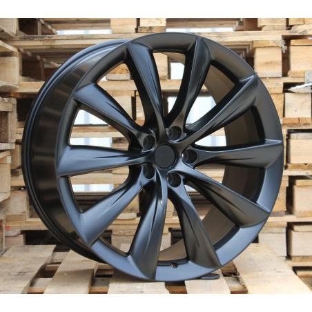 R22x10 5X120 ET 35 64.1 B1469 Black Half Matt (BLHM) For RACIN (P) ((Rear+Front) TESLA Model S)