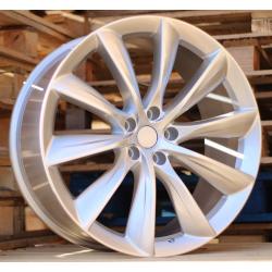 R22x9 5X120 ET 35 64.1 B1469 Silver Shining (SS) For RACIN (K4) ((Rear+Front) TESLA Model S (AKC 140 Eur))