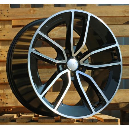 R22x10 5X112 ET 56 66.6 B5949 Black Polished (MB) For MER (P) (New GLS/GLE (Rear+Front))