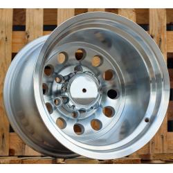 R15x12 6X139.7 ET M72 110.1 B1495 Polished Silver (MS) For 4X4 (Z3)