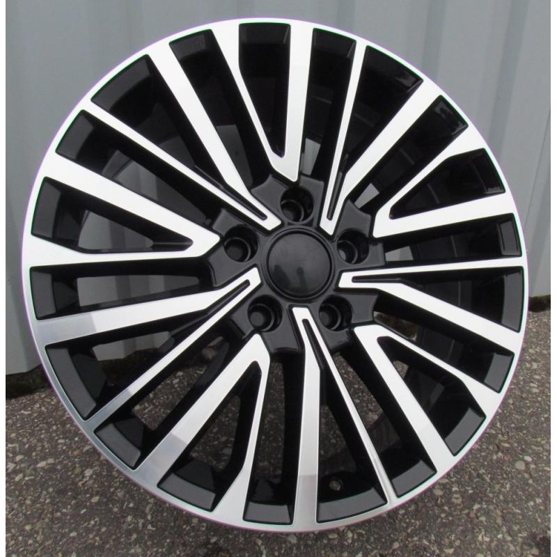 R18x8 5X120 ET 50 65.1 B1515 (B1515/VW411) Black Polished (MB) For VW (Z1+Z2+Z3+Z4) (4x4 (1000kg)) R18x8 5X120 ET 50 65.1 B1515 (B1515/VW411) Black Polished (MB) For VW (Z1+Z2+Z3+Z4) (4x4 (1000kg))
