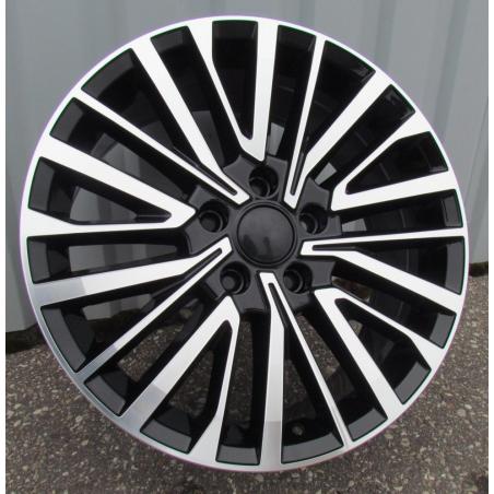 R18x8 5X120 ET 50 65.1 B1515 (B1515/VW411) Black Polished (MB) For VW (Z1+Z2+Z3+Z4) (4x4 (1000kg))
