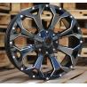 R20x9 12X135/139 ET 0 106.1 B1521 Black (BL) For 4X4 (K3) (Milling)