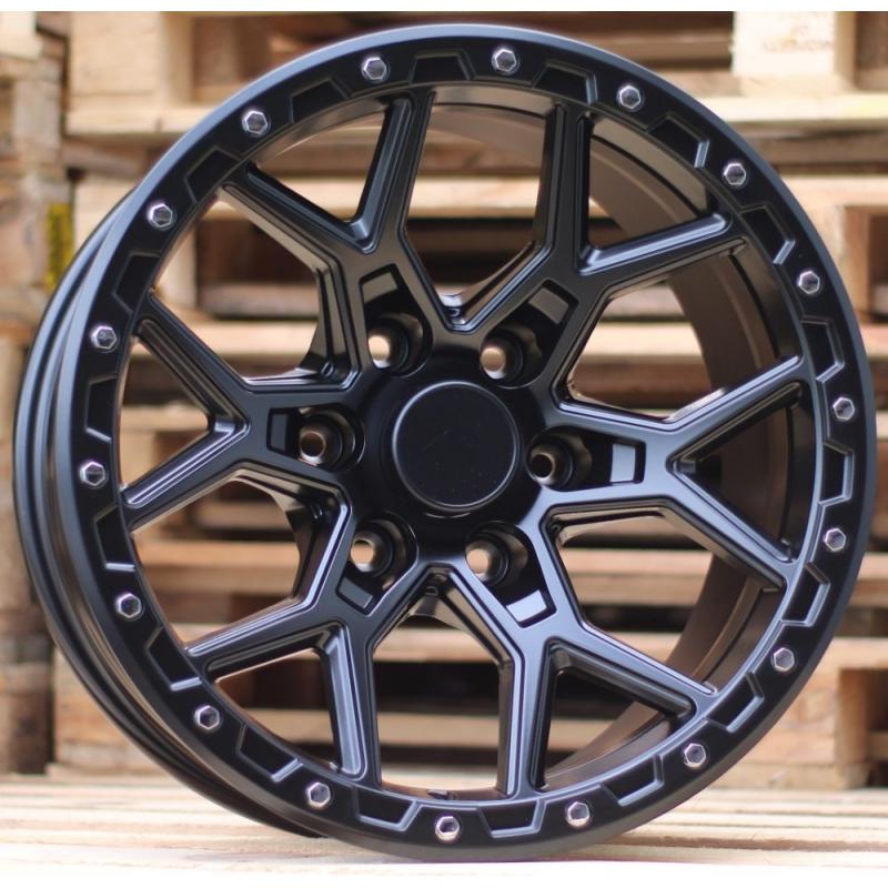 R17x9 6X139.7 ET M12 110.1 B1536 Black Half Matt (BLHM) For 4X4 (Z2) R17x9 6X139.7 ET M12 110.1 B1536 Black Half Matt (BLHM) For 4X4 (Z2)