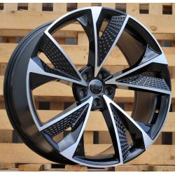 R18x8 5X112 ET 40 66.5 B1566 Black Polished (MB) For AUD (Z4)
