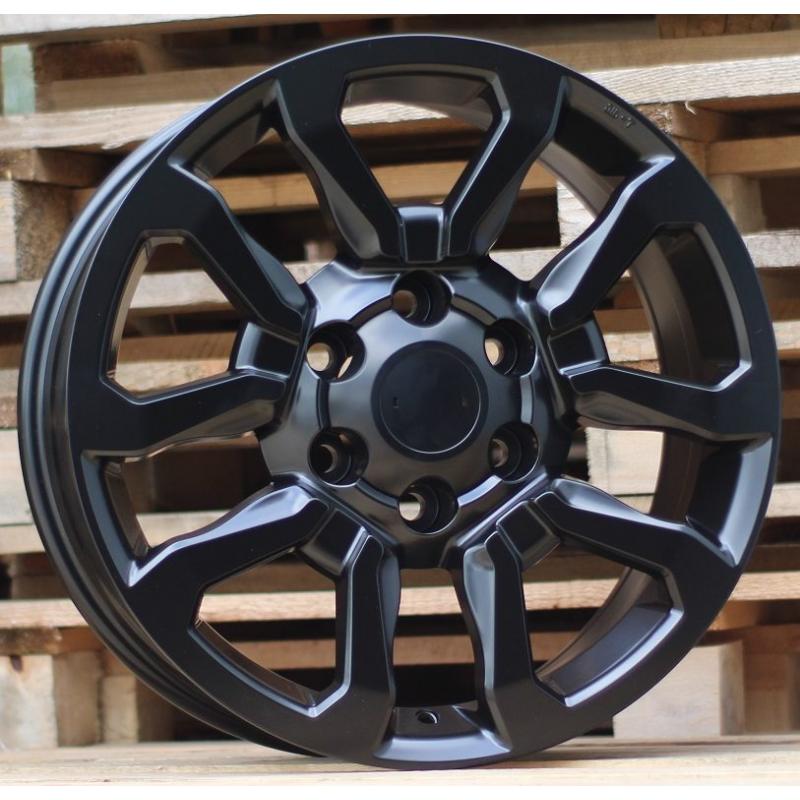 R18x7.5 6X139.7 ET 25 106 B1623 Black Half Matt (BLHM) For TOYOT (Z2) (4x4) R18x7.5 6X139.7 ET 25 106 B1623 Black Half Matt (BLHM) For TOYOT (Z2) (4x4)